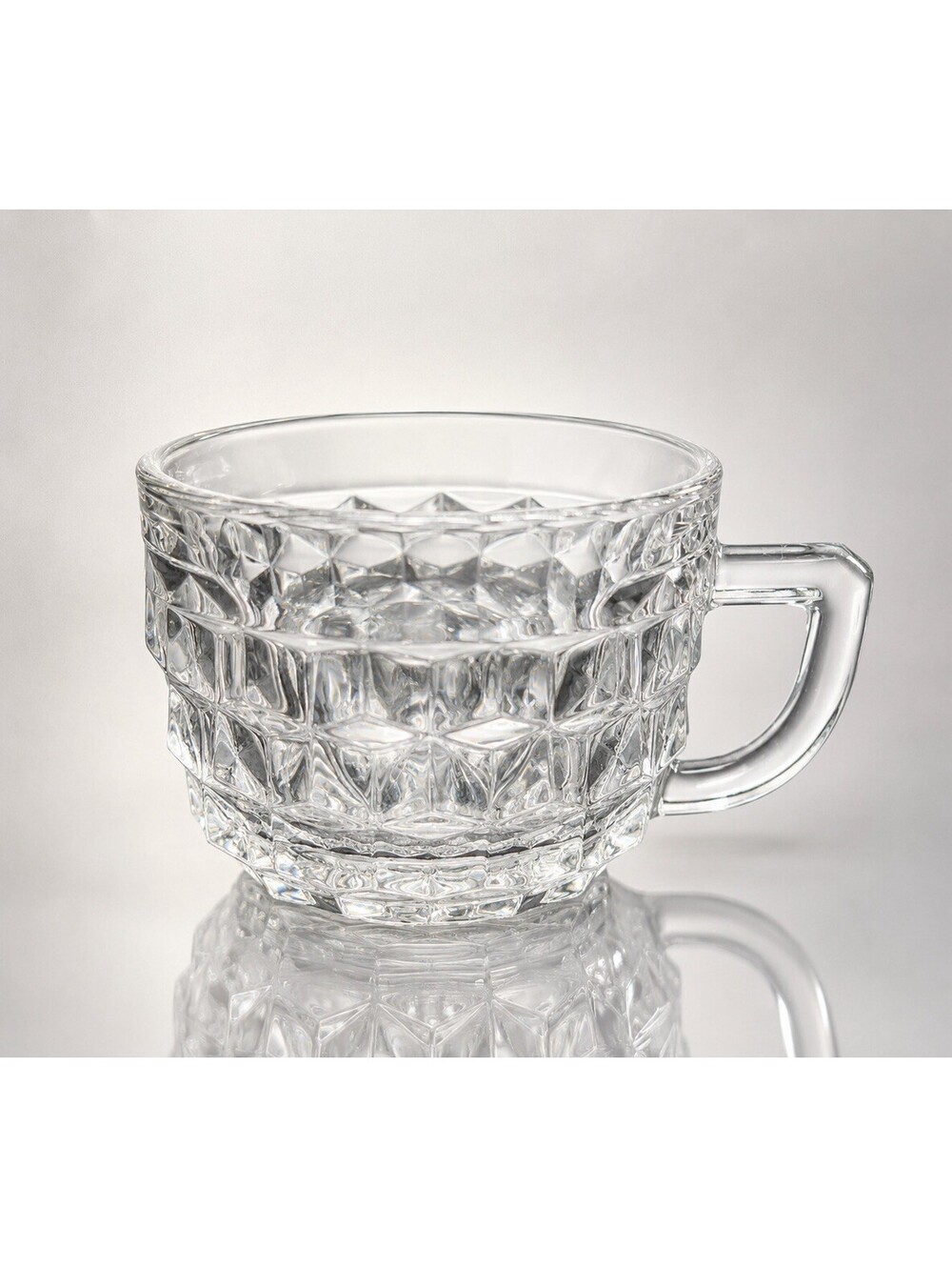 Fostoria 1950s Replacement Punch Cup American Pattern Clear Glass, 3x2.5” FSH